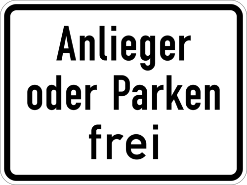 Was Kostet Es In Einer Strasse Anlieger Frei Parken blog.lapid.de